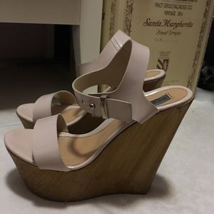 Steve Madden Cream Wedges